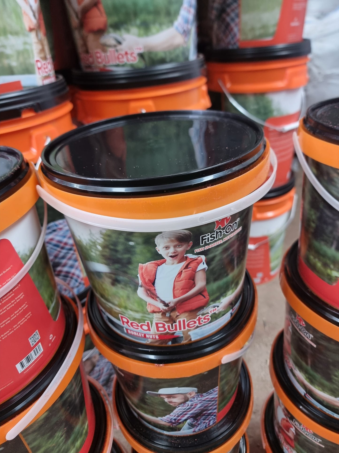 Fish-On Red Bullets Burley "Pellets" 5Lt