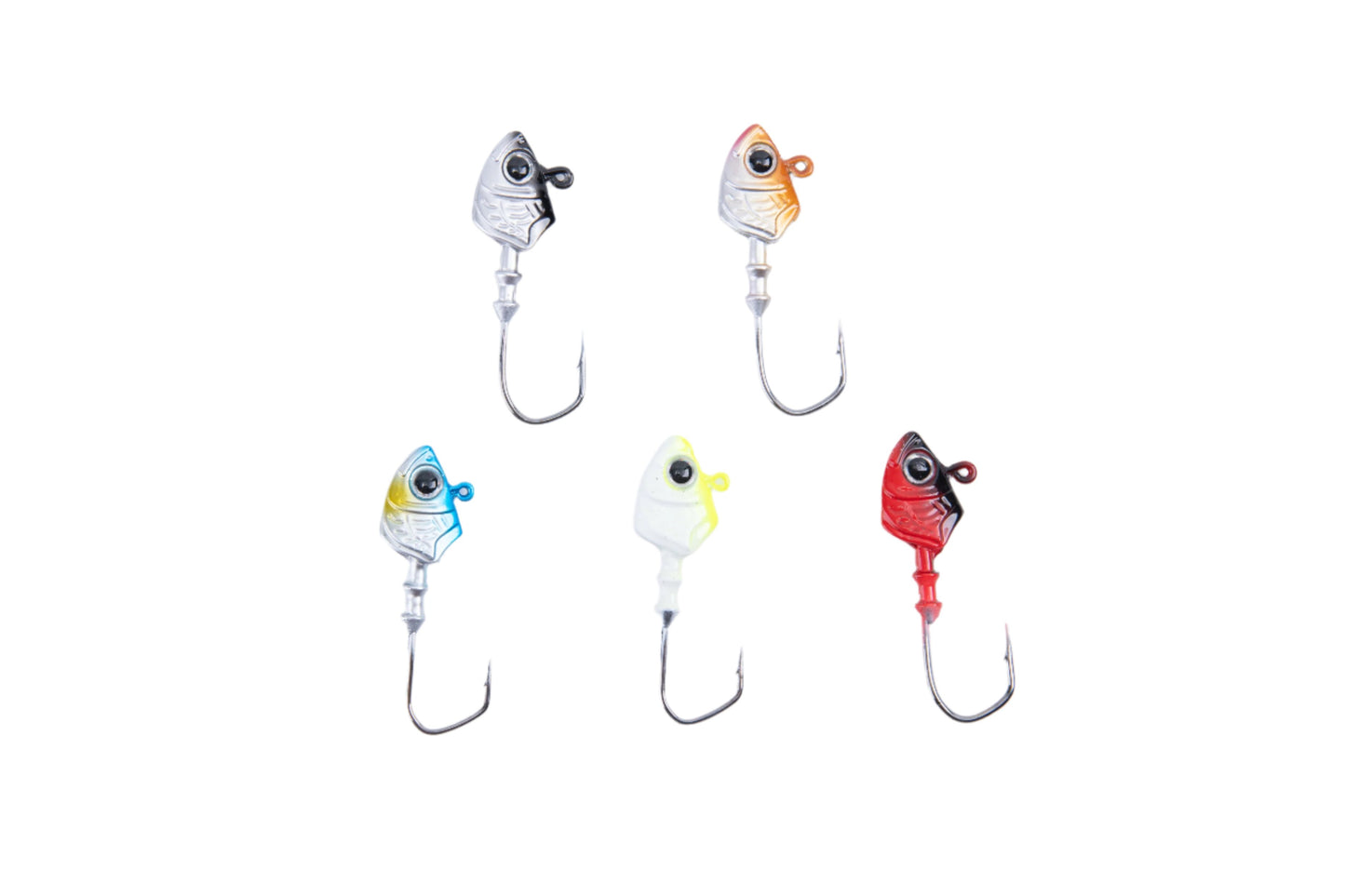 Fish-On Jig Heads with Hard Case