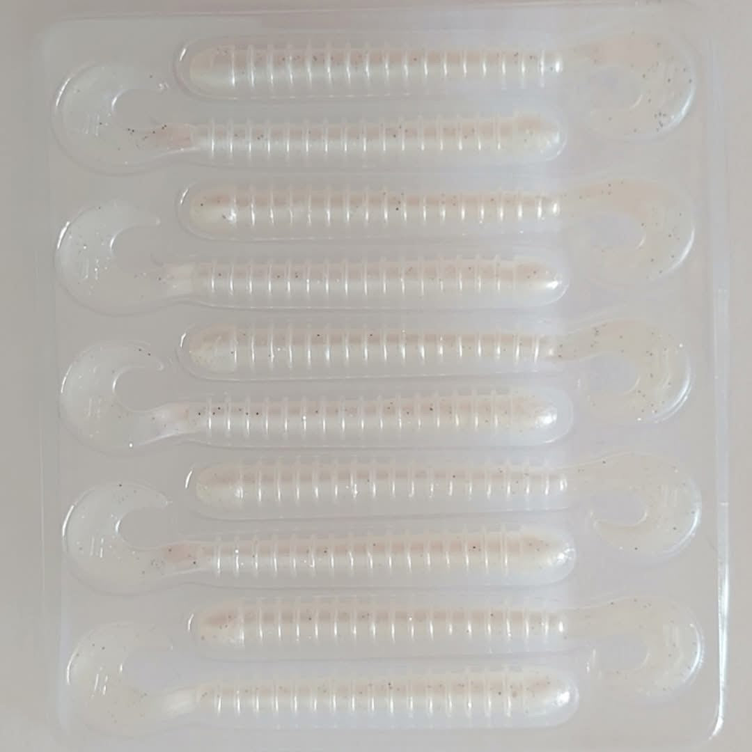 Jiggle Fishing Curl Worm (2.5" & 4")
