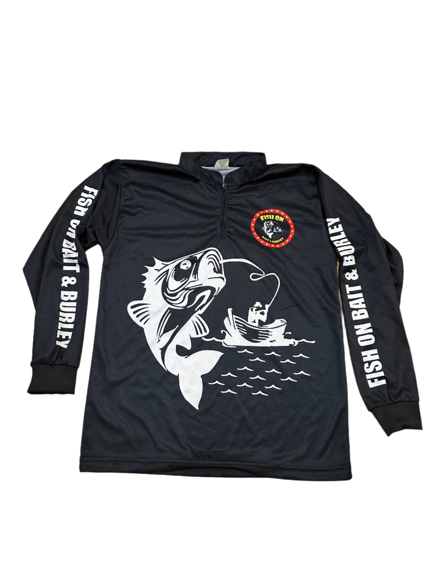 Fish-On Kids Long Sleeve Shirt - Black