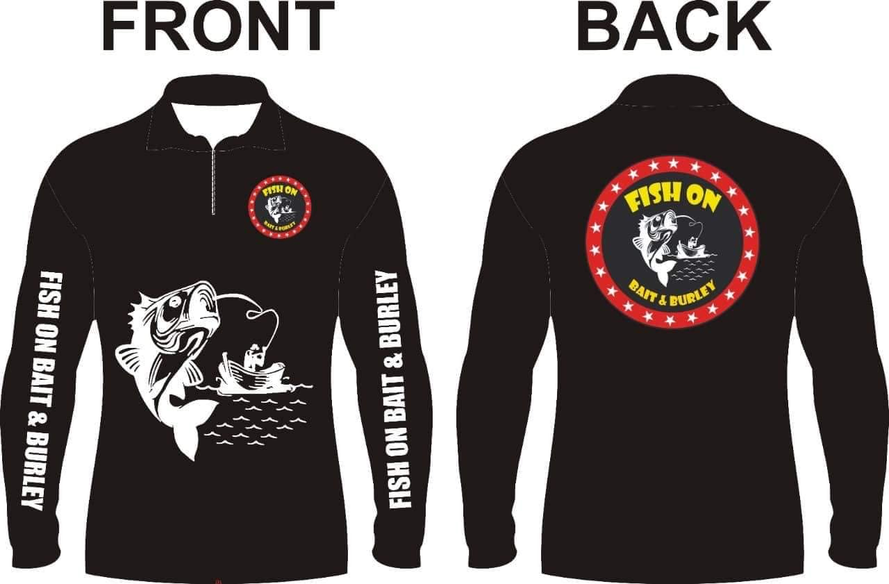 Fish-On Kids Long Sleeve Shirt - Black