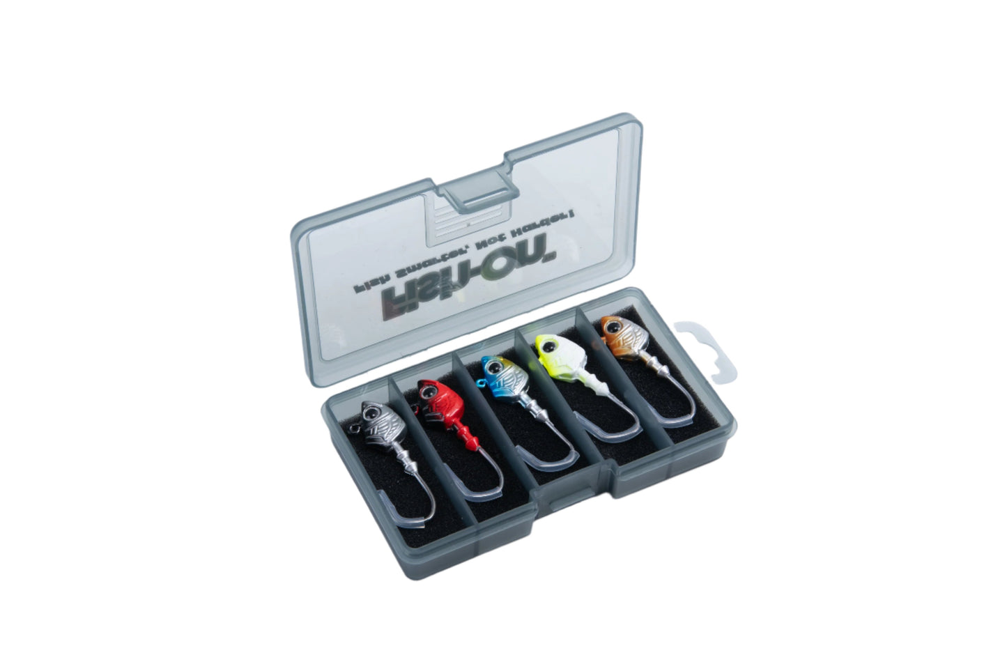 Fish-On Jig Heads with Hard Case