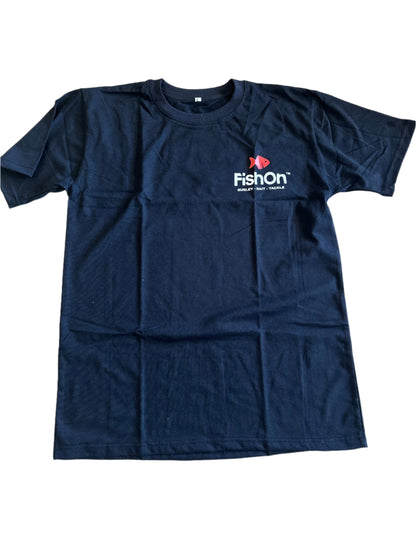 Fish-On Adult Short Sleeve Shirt - Black
