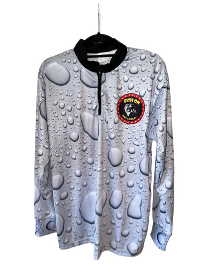 Fish-On Adult Long Sleeve Shirt - White