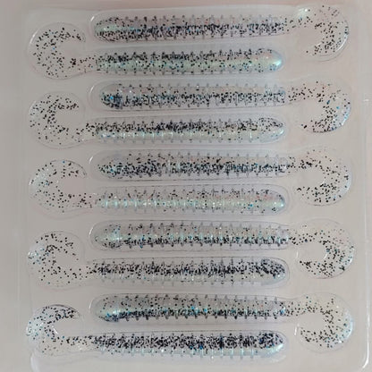 Jiggle Fishing Curl Worm (2.5" & 4")