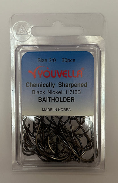 Youvella C/S Hook Baitholder Value Pack Box 30