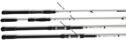Timber Wolf Nano White Rods - Snapper / EGI / 12' Surf / 13' Surf